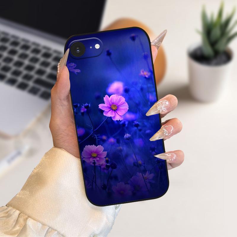Для Apple iPhone 16e Чехол A3409 A3212 Милый Животный Цвет Тигр Мягкий Силикон Чехол для Телефона Обложка Для iPhone SE4 Защитный Fundas