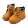 Модные ботинки martin для мальчиков и девочек, осенне-зимние теплые ботинки, детские зимние сапоги, хлопковые детские ботинки