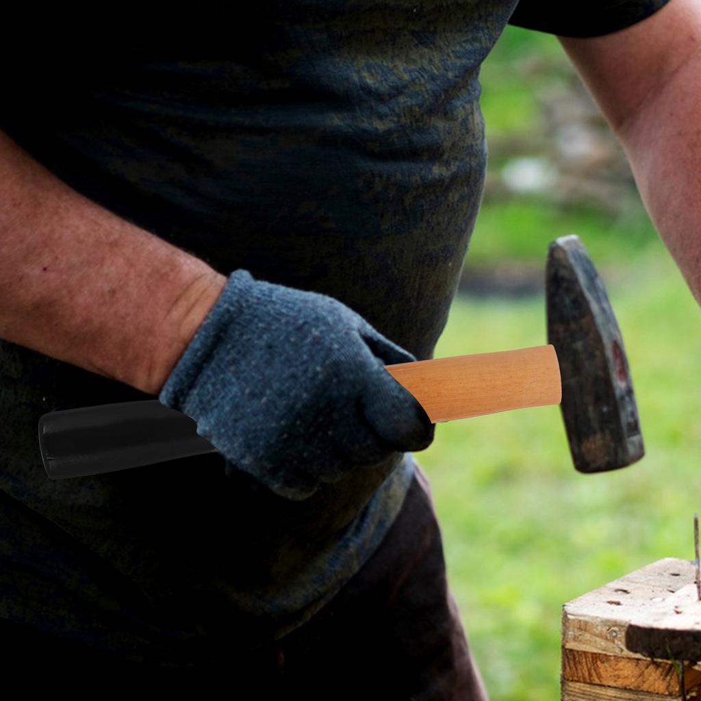 Replacement Hammer Handle Wooden Oval Eye Sturdy Grip Comfortable Fit for Sledge Hammer Repair and Hardware Use