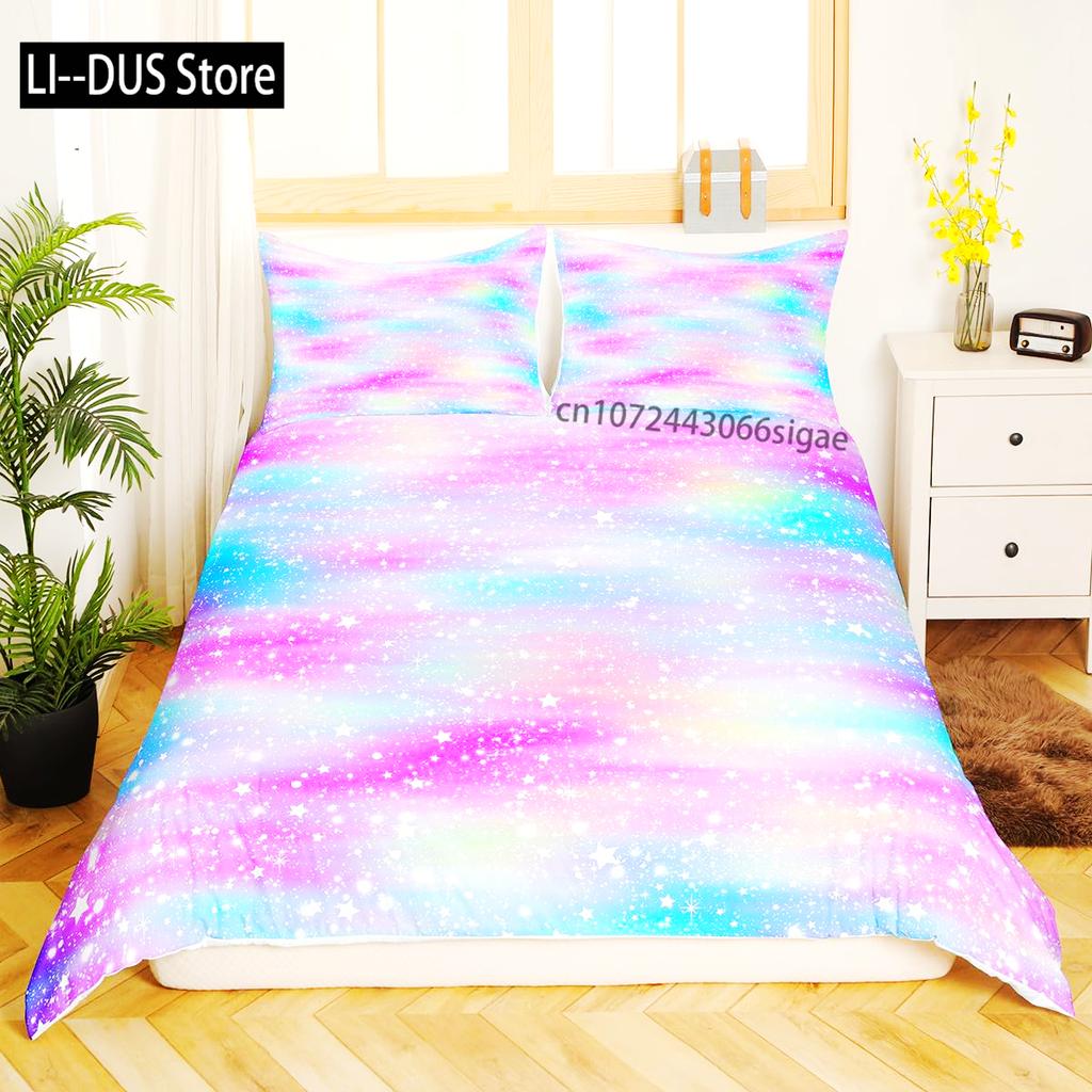 Синий омбре пододеяльник двуспальный размер океан морской синий белый градиент однотонный мягкий комплект постельного белья современный абстрактный арт одеяло покрывало