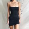 Модное летнее сексуальное клубное мини-платье, вечернее облегающее короткое платье для женщин, повседневное черное элегантное платье с открытой спиной, Vestidos 24629