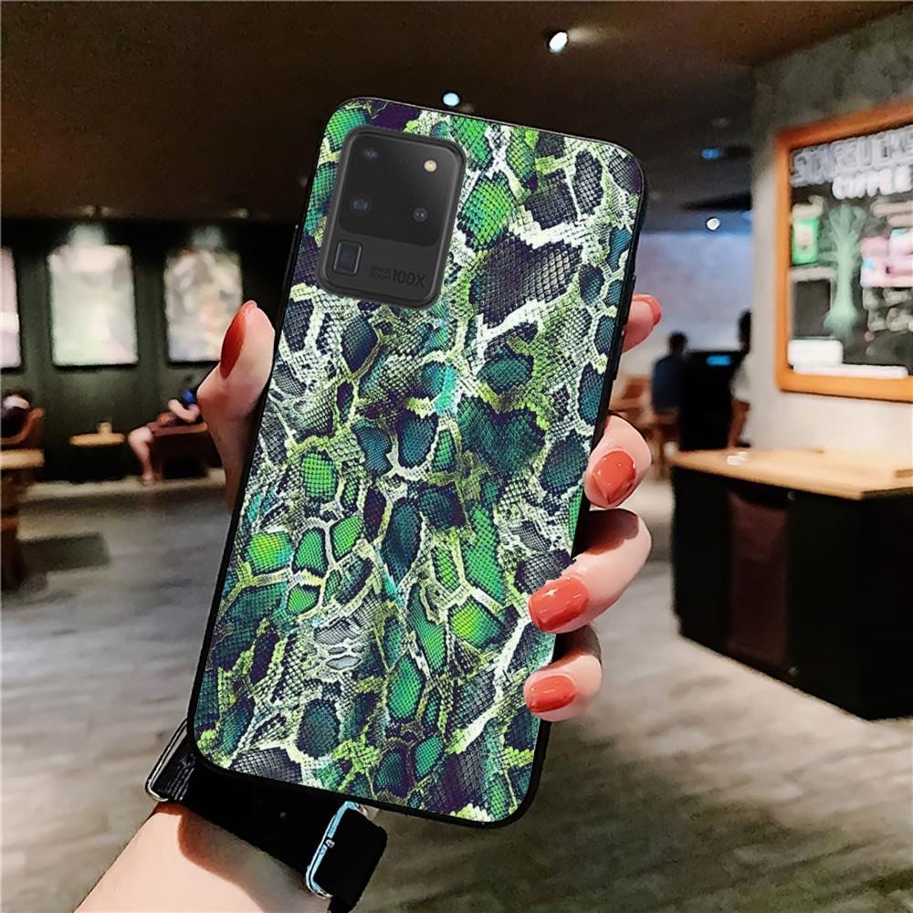 Чехол для телефона под змеиную кожу для Samsung S 9 10 20 21 22 23 30 23 24 plus lite Ultra FE S10lite Fundas