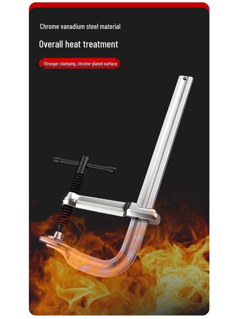 XiaoXiao F-образная сверхпрочная столярная струбцина: Прочная, быстрая фиксация под прямым углом с промышленной силой зажима.