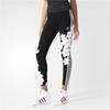 Adidas Originals Printed Slim Fit Sports Casual Pants Women Bottoms Black AO3165