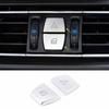Car Warning Light Button Cover Trim Fit For BMW 5 Series Matte Silver 2011-2017