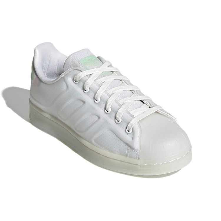 adidas Женские кроссовки Superstar Futureshell White Glory Mint Cloud-White H06582