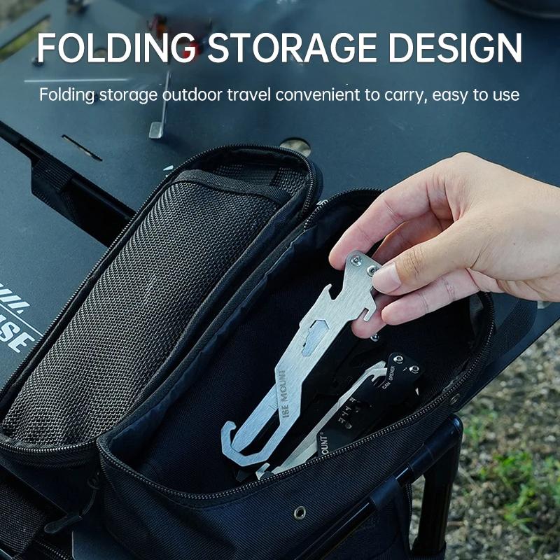 Outdoor Summer Anti-mosquito Ground Insert Multi-functional Bottle Opener Measuring Scale Stainless Steel Mosquito Coil Holder