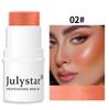 Julystar Highlighting Repair Sun Red Rouge Pearl Blush Cream Blush Stick Matte Blush