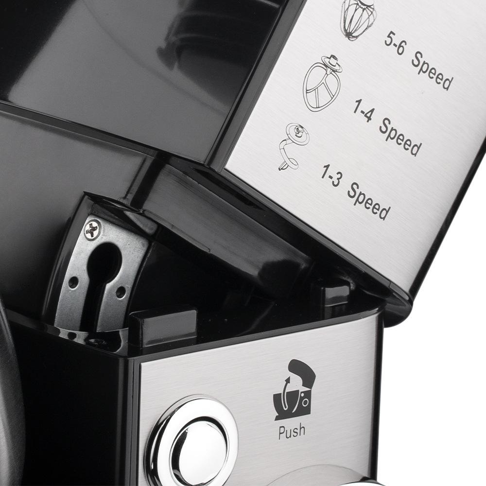 Машина шеф-повара 6,8 л, полностью автоматический бытовой небольшой многофункциональный тестомес для взбивания яичной жидкости и замешивания теста