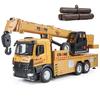 1/32 Large Metal Die-cast Crane Model Simulation Sound and Light Horn Engineering Car Model Boy Birthday Gift Halloween Toys
