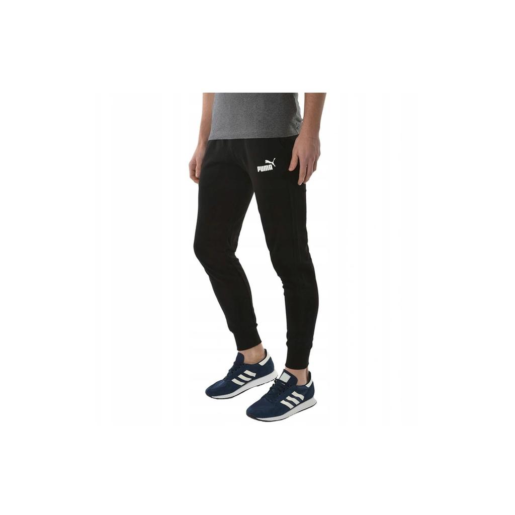 Puma Трикотажные дышащие спортивные длинные брюки мужские низы черные 852429-01