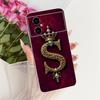 Чехол-бампер для Xiaomi Poco M4 5G, роскошный, буквы от A до Z, модная корона, 2D-рисунок, силиконовый корпус для телефона, для PocoM4 5G 22041219PG