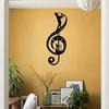 Металлическое настенное искусство Музыкальное трио Декор Подарок для дома Офиса