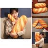 Soft And Plush 3d Simulation Snack Butter Bread Pillow For Office And Bedroom