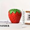 Mini Creative Strawberry Shaped Vase Flower Pot Decorative Ceramic Vase for Flower Arrangement Home Living Room Decoration Ornament