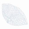 Outdoor Fly Fishing Landing Net Clear Rubber Replacement Mesh Bag(Mudium)