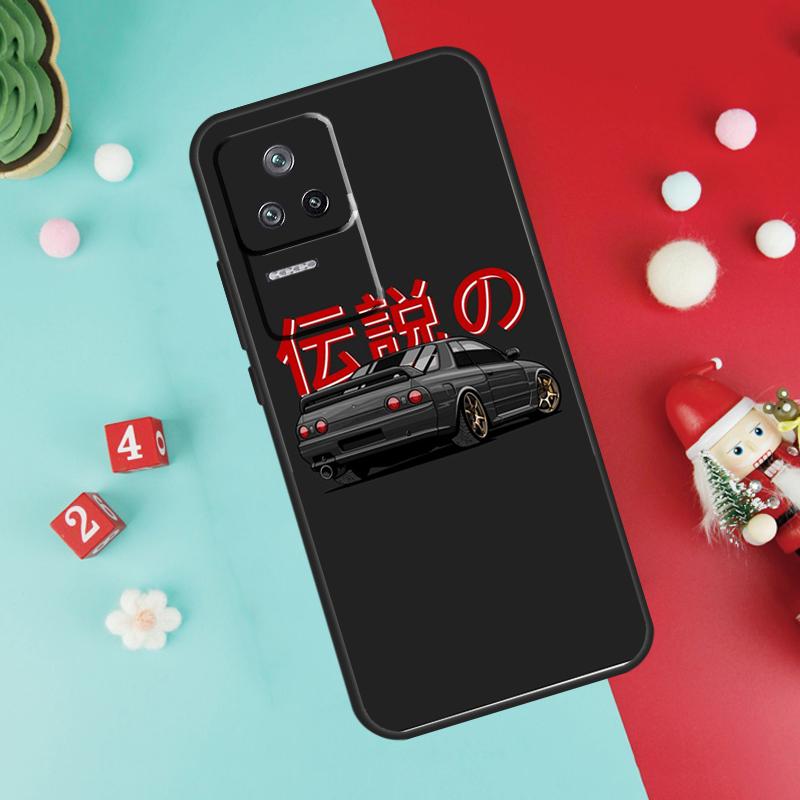 Чехол JDM Skyline Car для Xiaomi 17 Pro Max 14 15 Ultra 13T 14T 15T Pro POCO F7 F5 F6 X3 X5 X6 X7 Pro