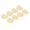 100Pcs Cup Shape Cute Paper Clips Plastic-coated Metal Small Paper Clips  Office Supplies