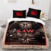 Horror Movie Saw 3D Bedding Set Print Duvet Cover Sets with Pillowcases Home Textile Twin Full Queen King Size for Bedroom Decor