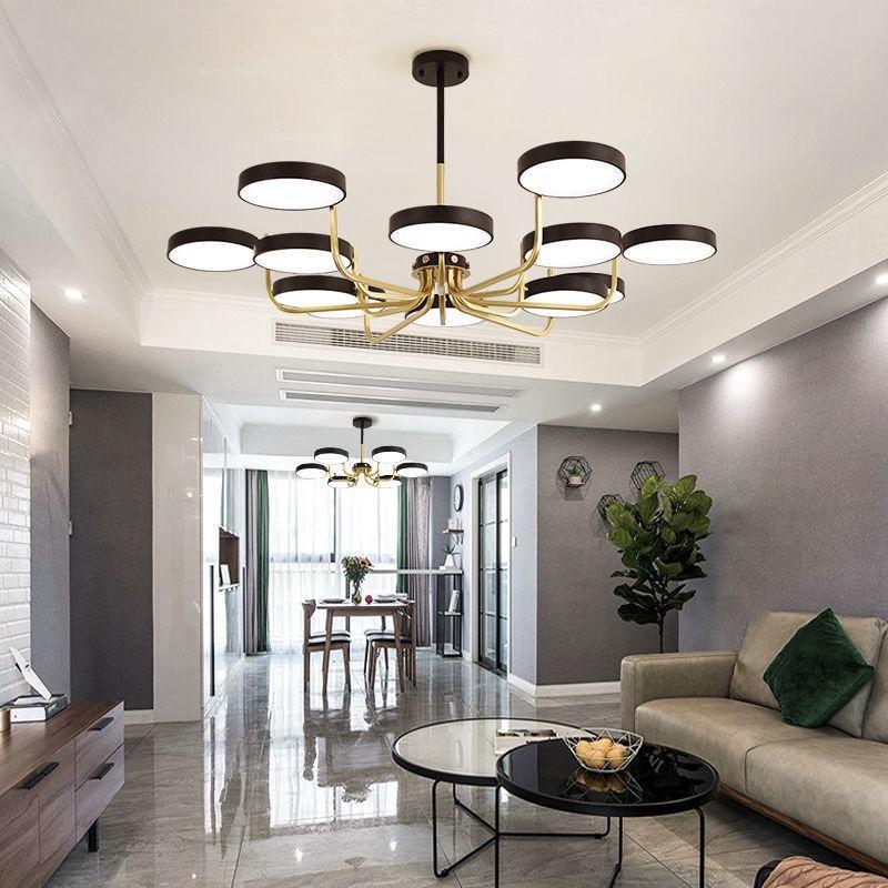 Скандинавский минималистичный домашний светильник для столовой, лампа для гостиной, креативная индивидуальная лампа для спальни, роскошная лампа