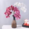 Увлажняющая ветка фаленопсиса 80 см Орхидеи с эффектом реального прикосновения Декор для вазы Искусственный цветок Отель