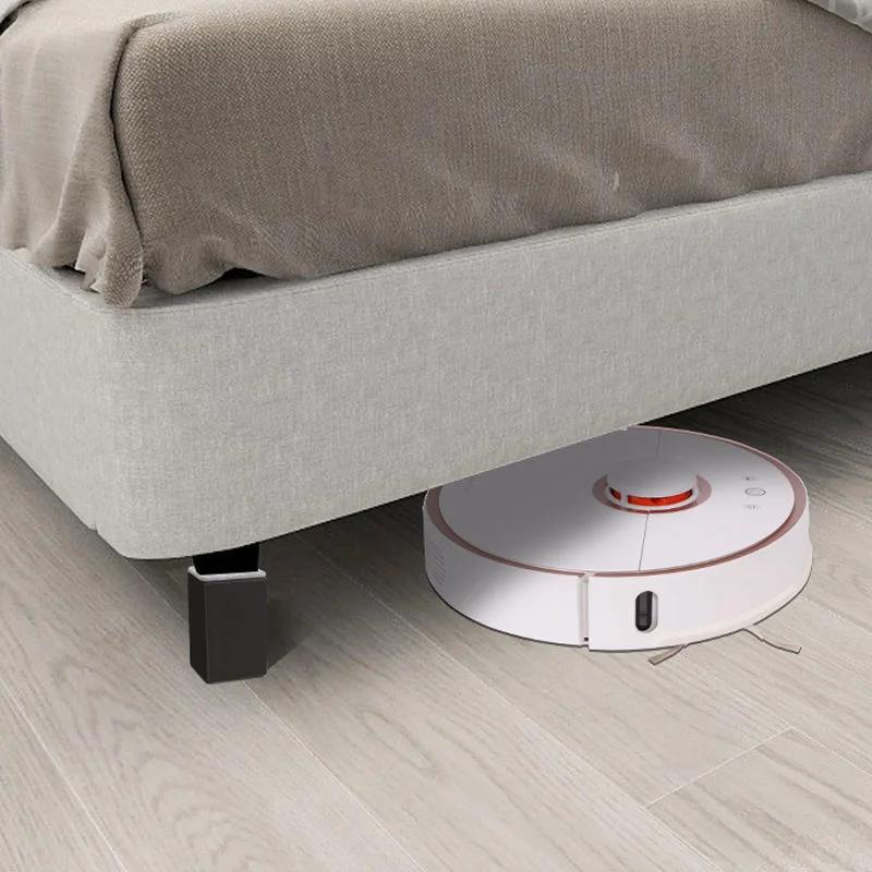 4Pcs Heavy Furniture Heightening Foot Pad Sofa Bed Table Chair Wear Resistant Anti Slip Carbon Steel Riser Floor Protector
