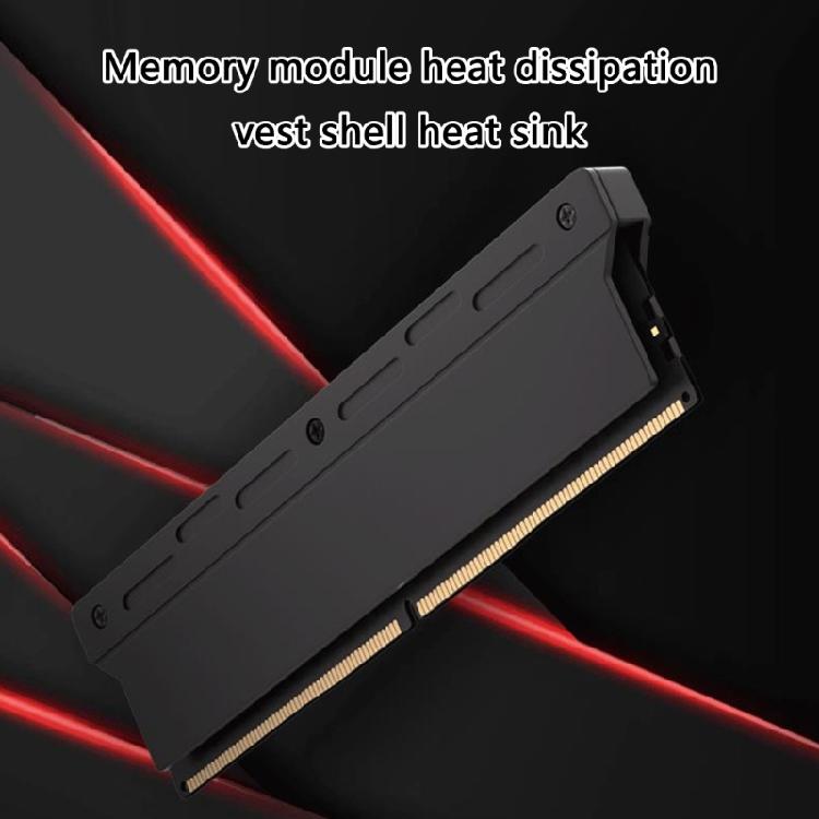 Охлаждающий радиатор для памяти DDR5 DDR4 DDR3 Рассеивание тепла Легкий алюминиевый Охлаждающая прокладка 140x35x9мм