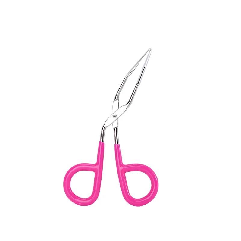 1 шт. Пинцет для бровей типа ножниц, пинцет для удаления тонких волосков, для бровей, носа, удаление волос, инструменты для красоты и макияжа, аксессуары