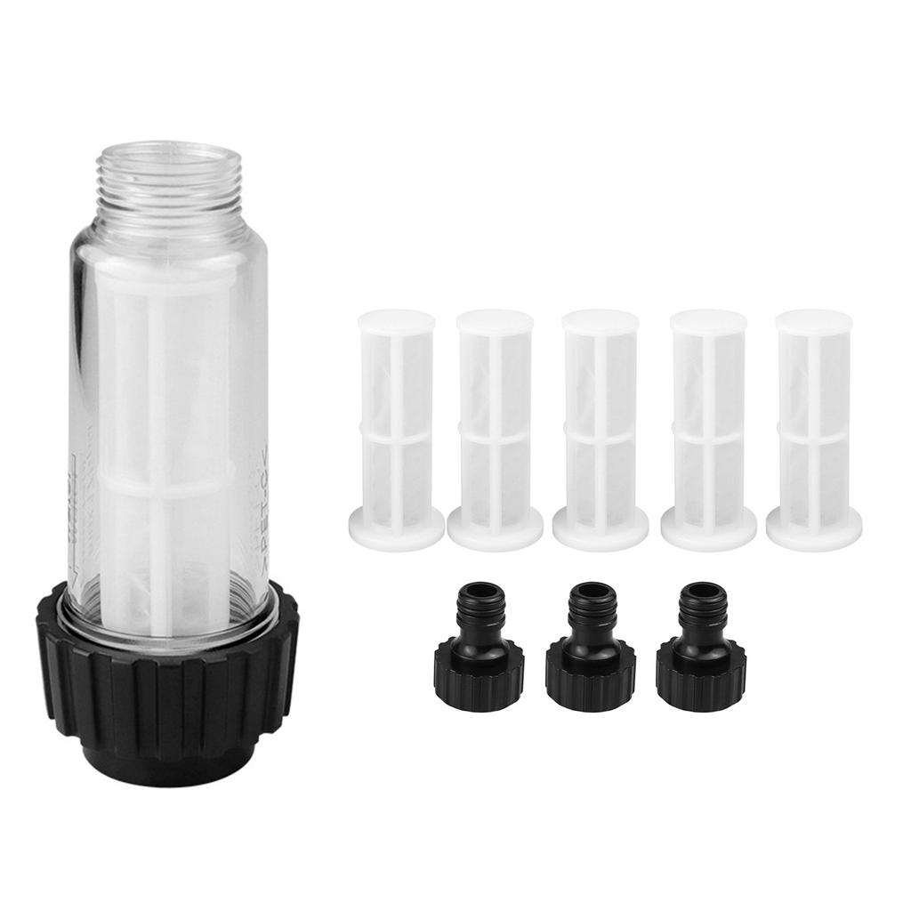 High Pressure Washer Water Filters G3/4" Thread Quick Connector Car Washing Machine Water Filters Garden Hose Filter