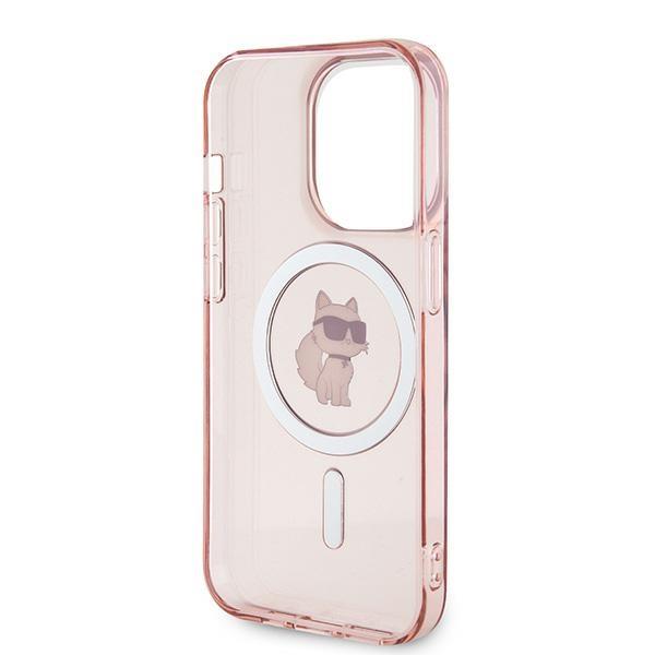 Karl Lagerfeld Klhmp14Xhfccnop Iphone 14 Pro Max 6.7 Różowy/Pink Hardcase Iml Choupette Magsafe