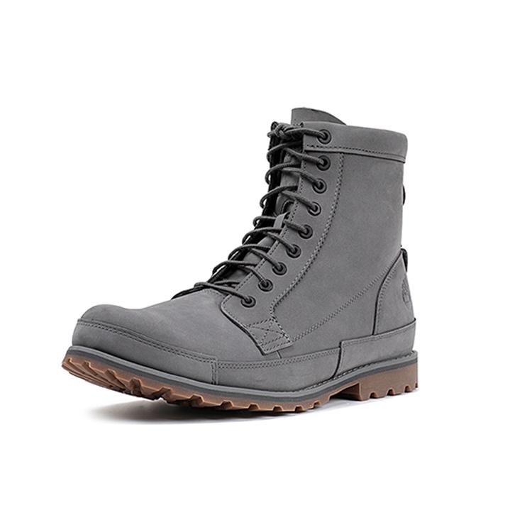 Timberland Earthkeeper Оригинальные кожаные ботинки 6 дюймов Широкая посадка 'Темно-серый нубук' Мужские A41C6W