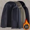 Мужской утепленный флисовый худи-кардиган: Теплый зимний стиль