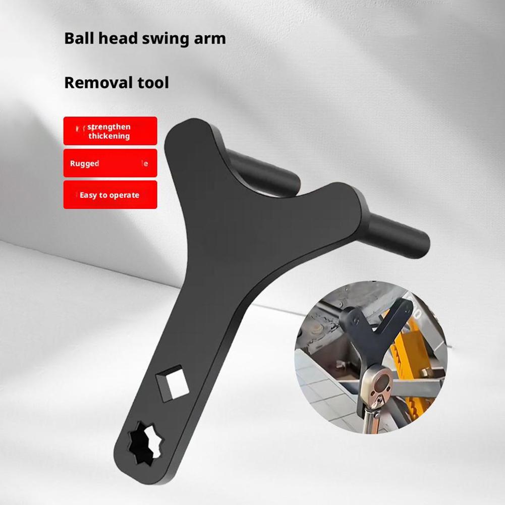 Инструмент для отжима нижнего рычага подвески и адаптер для гаечного ключа-монтировки 1/2" 3/8", инструмент для снятия втулок, головка-адаптер для монтировки, удлинитель