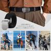 [BENADON] Belt Men's Tactical Belt No Hole Big Size Thick Canvas Stepless Adjustment Cloth Firmly Fashionable Simple Casual Mountain Climbing Tactics