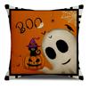 Счастливого Хэллоуина Карликовый Призрак Принт Мягкая Квадратная Наволочка Смесовый Чехол для Подушки Наволочка Гостиная Домашний Декор