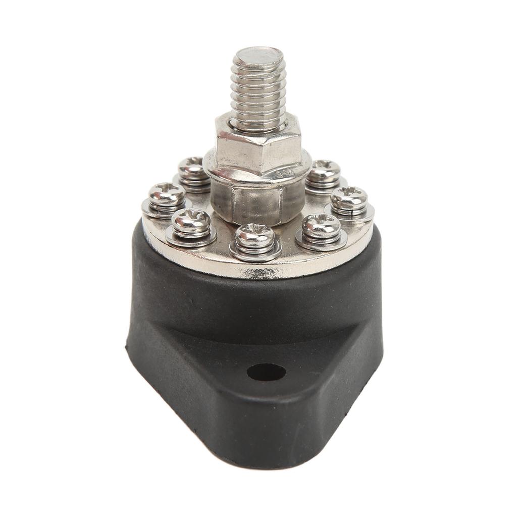 Power Distribution Block 8 Terminal 3 8in M10 12V‑48V 160A Universal for Cars RVs Boats Trucks