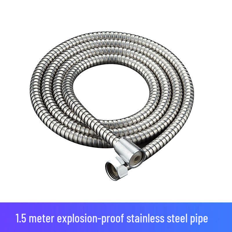 1,5/2 м Взрывозащищенный душевой шланг из нержавеющей стали с универсальной душевой лейкой