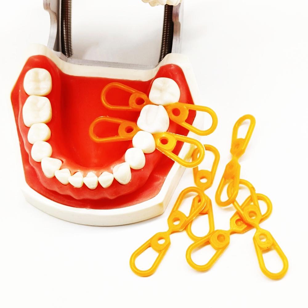 1 коробка, 2 коробки или 3 коробки, стоматологические эластичные резиновые фиксирующие клинья, 20 шт./упак., гибкий межзубный клин, силиконовая матрица, матрицы, композитная стоматология