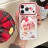 Милый чехол для телефона с клубникой в горошек, магнитный, для iPhone 17 Pro 13 14 15 16 Pro Max, Fundas, Кекс, Молочный коктейль, С Magsafe, Для 17