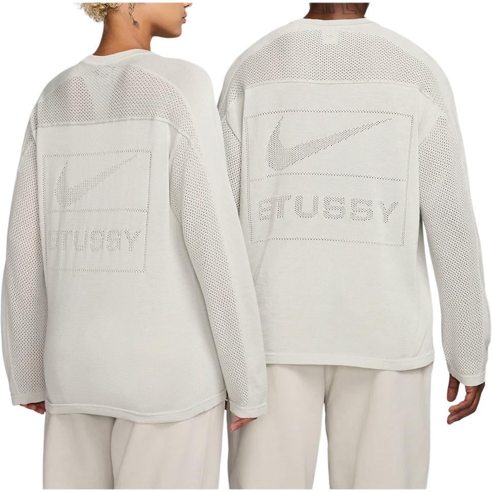 Новая футболка с длинным рукавом Stussy X Nike, азиатские размеры HF3899-072