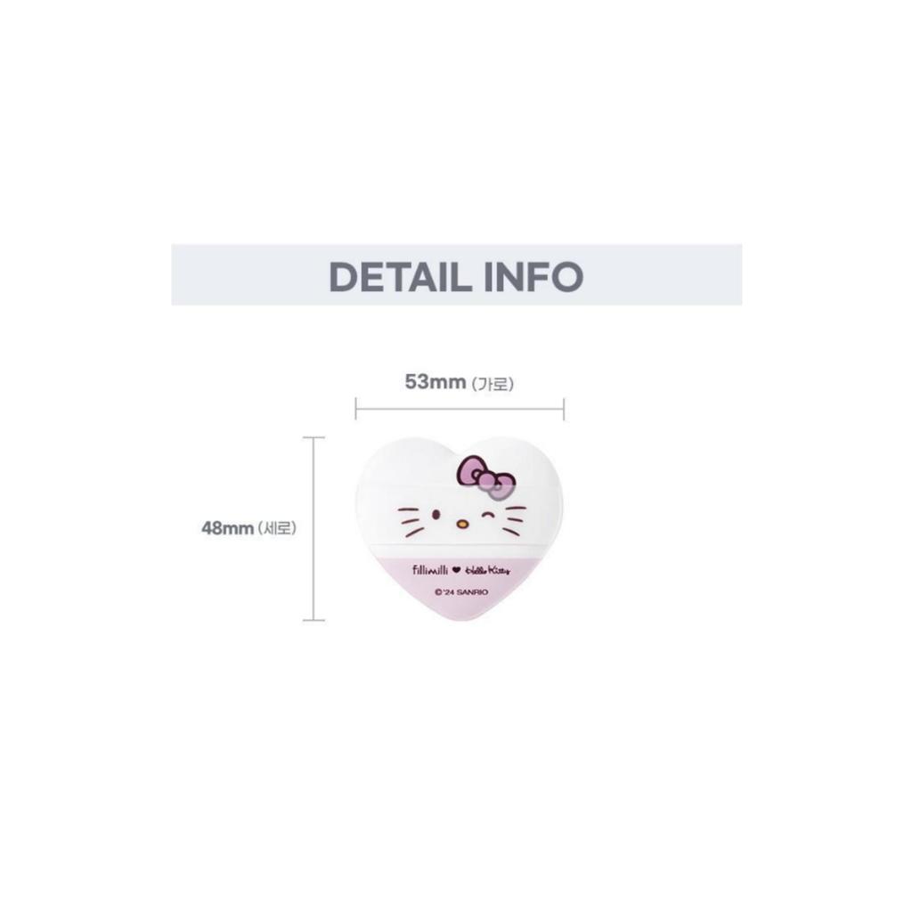 Fillimilli Hello Kitty Heart Cushion Puff (5P) Select One from the Two Items