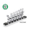 TONE Flex Crowfoot Wrench Set 6 (with holder) HSCF306F, 9.5mm (3/8") drive, pieces.