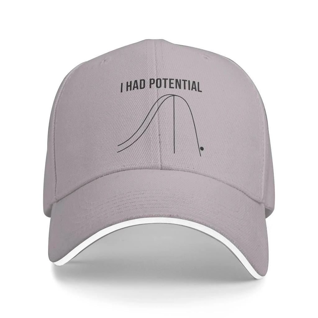 Fashion ihadpotential Baseball Cap Unisex Trucker Hat Outdoor Golf Adjustable Fit Sun Hats