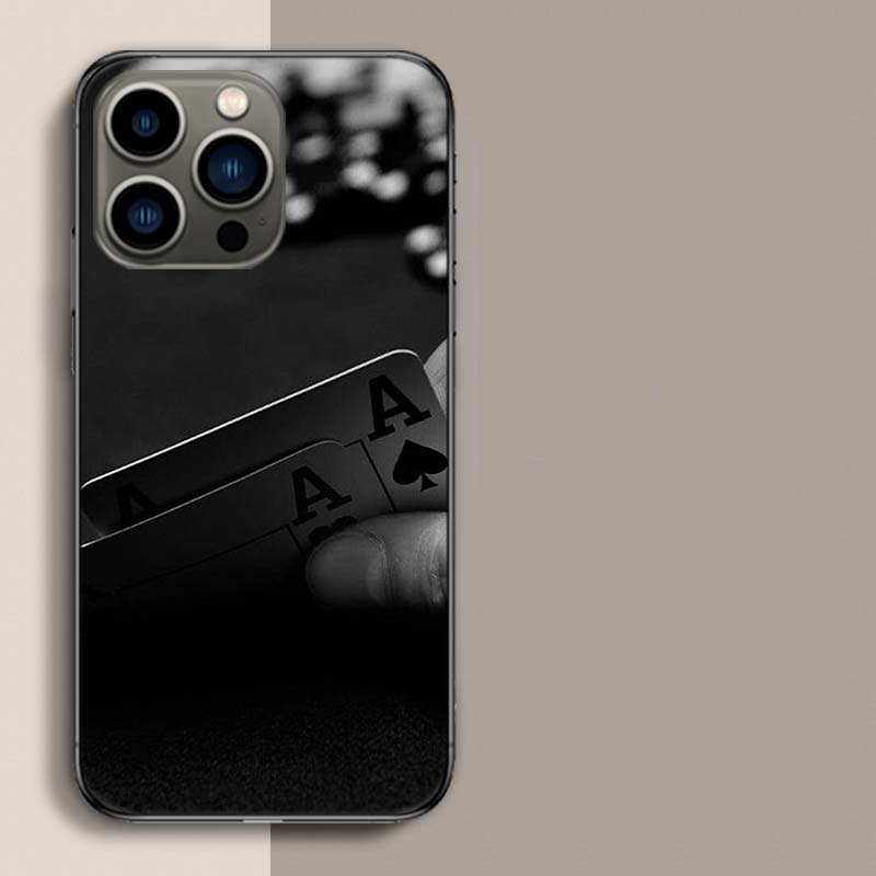 Элегантность с Высокими Ставками Казино Люкс Чехол для Телефона Для Iphone 17 Air 15 Pro 14 Plus 16 Pro Max 12 13 Mini 11 16E X XS Чехол Милый Fundas