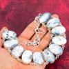 Dendrite Opal 925 Solid Sterling Silver Necklace with Adjustable Chain, Handmade Gemstone Jewelry Necklace Gift For Birthday