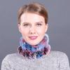 Women's Autumn Winter Pullover Warm Neck Dual Purpose Wai Rex Rabbit Hair Elastic Woven Fur Neck Cover Scarf