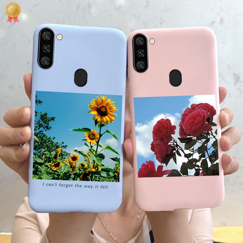 Чехол для Samsung Galaxy A11 Мальчик Девочка Забавный Мультяшный Кот Женщины Силиконовый Задний Чехол Для Samsung Galaxy A 11 SM-A115F 6.4 Funda Чехол