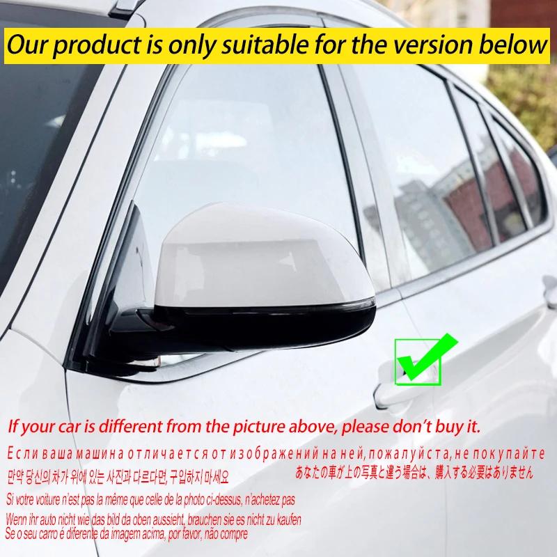 Black Carbon Fiber Look Rearview Mirror Cover for BMW F25 X3 F26 X4 F15 X5 F16 X6 2014-18 ABS Mirror Caps Replace The Original