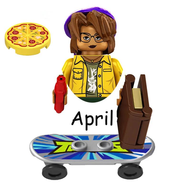 Черепашки-ниндзя Леонардо Рафаэль Микеланджело Донателло Шреддер Сплинтер Модель Строительные блоки Экшн-фигурка Мультяшные игрушки из фильма