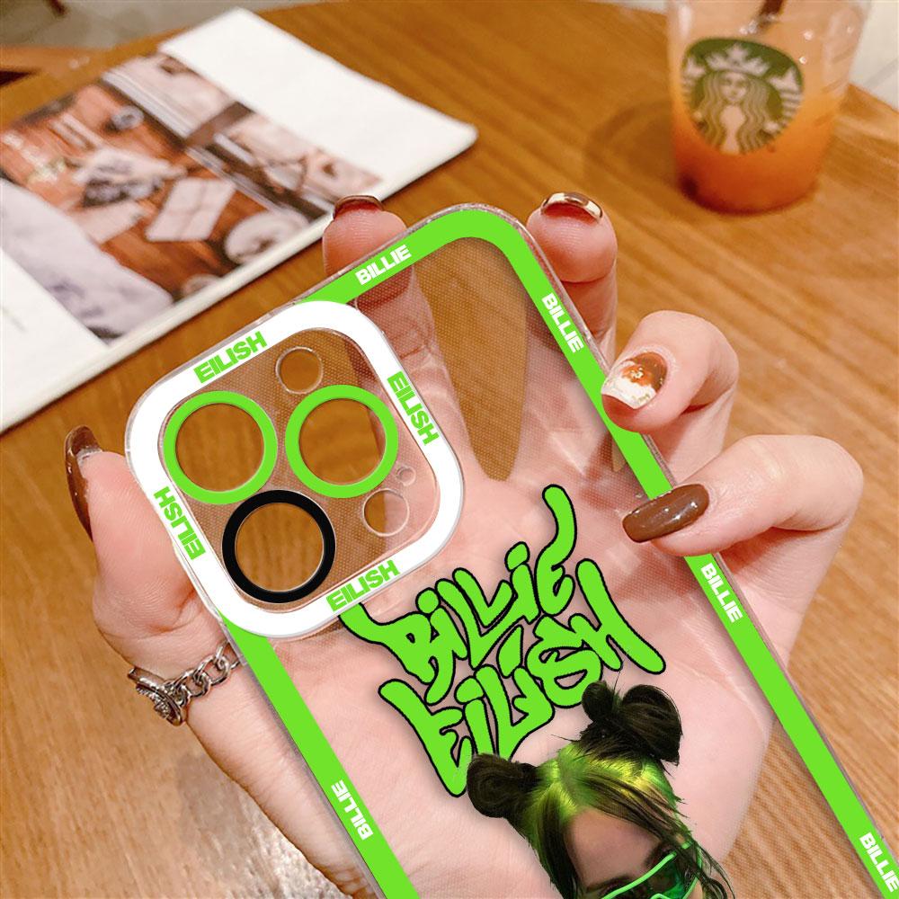 Прозрачный чехол для телефона Singer B-Billies E-Eilishs для Redmi K40 K60 15C 14C 13C 13 12 12C 10 10C 10A 9 9C 9A 8 7 A1 A2 A3 A5 Pro